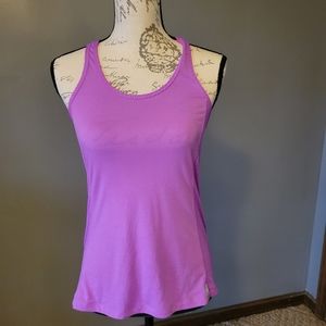 Under Armour racer back purple tank size XS